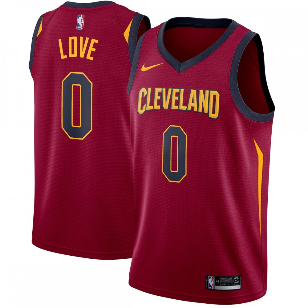 Kevin Love Cleveland Cavaliers Swingman Jersey Maroon - Icon Edition-Pro Kit Vault | Brand New 26/27 Sports Jerseys